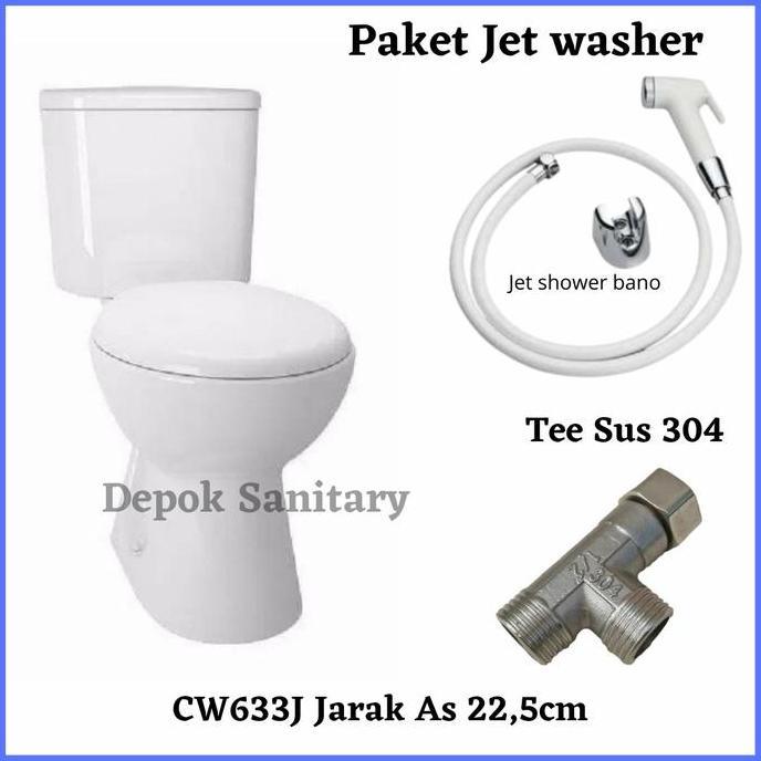 Promo Closet duduk toto cw633 sw/ closet duduk toto/closet COD