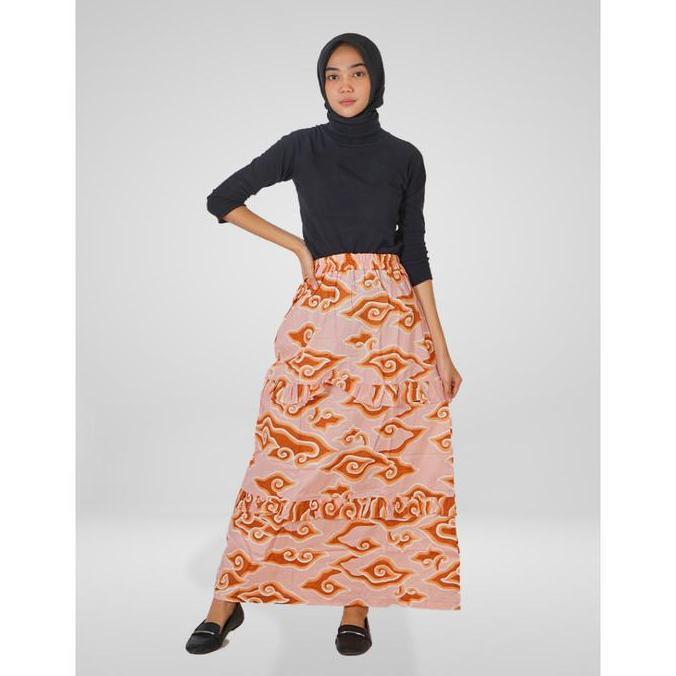 Batik Trusmi Setelan Batik Atasan Blouse Najwa Dan Rok Pagoda