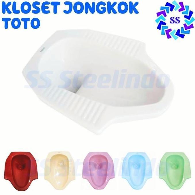 Promo KLOSET JONGKOK MERK TOTO ASLI (PUTIH BIRU PINK HIJAU CREAM MAROON) COD