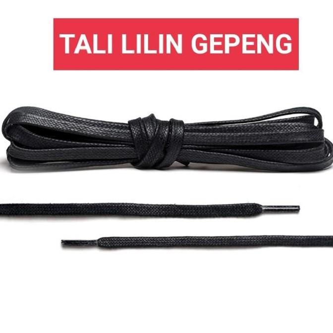 TALI SEPATU LILIN GEPENG WAXED LACES