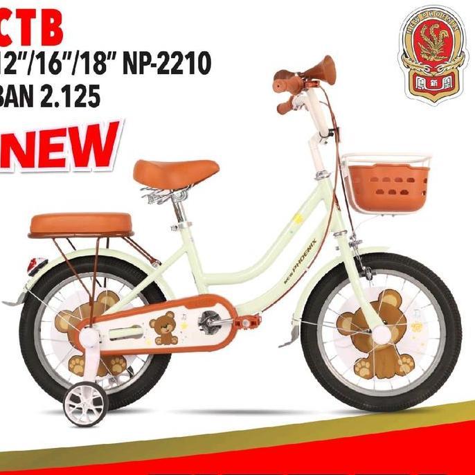 Terbaru Sepeda Anak Perempuan Ukuran18 Usia 6-8 Th/Toko Sepeda