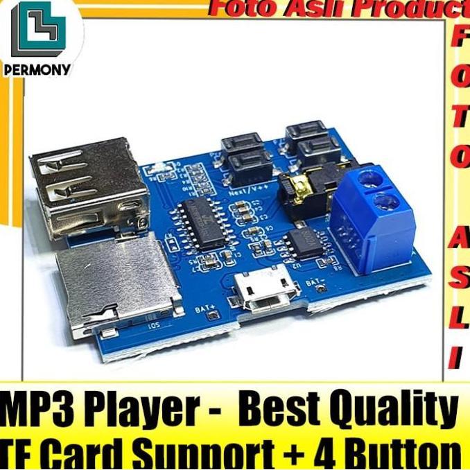 Mp3 Decoder Modul Power Amplifier Player Module TF Card