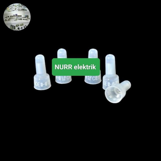 Lasdop Press Tutup Kabel 4 - 6 mm Transparant CE-5 TSS ( 100 pcs ) Lasdop 6 mm