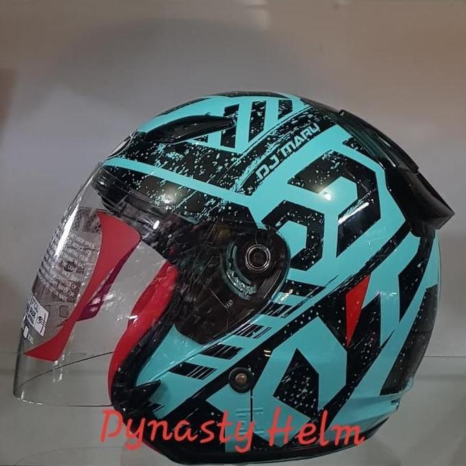 Kyt Dj Maru Motif #16 Blue Aqua/Black