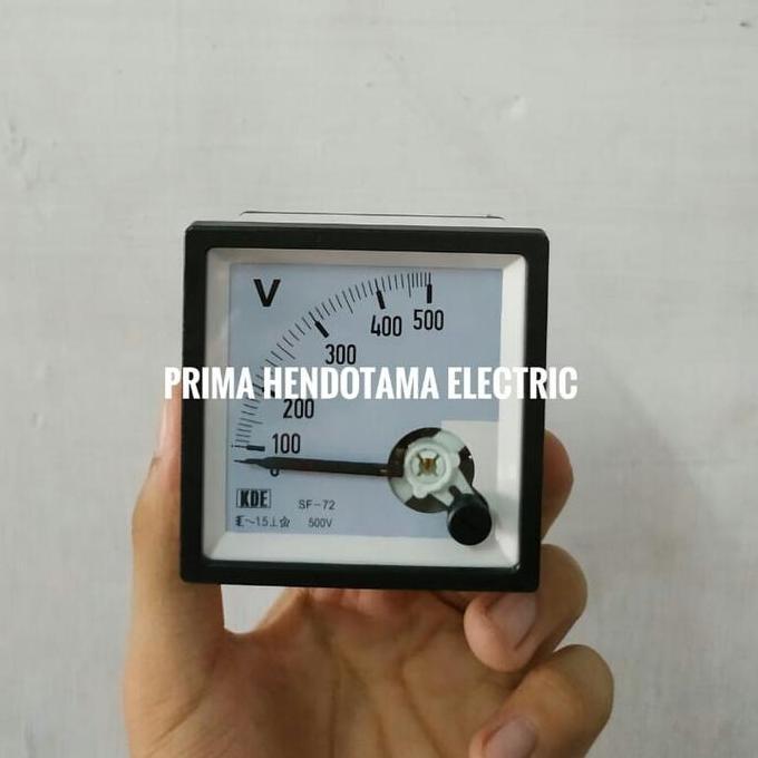 Volt Meter 500V (72x72)