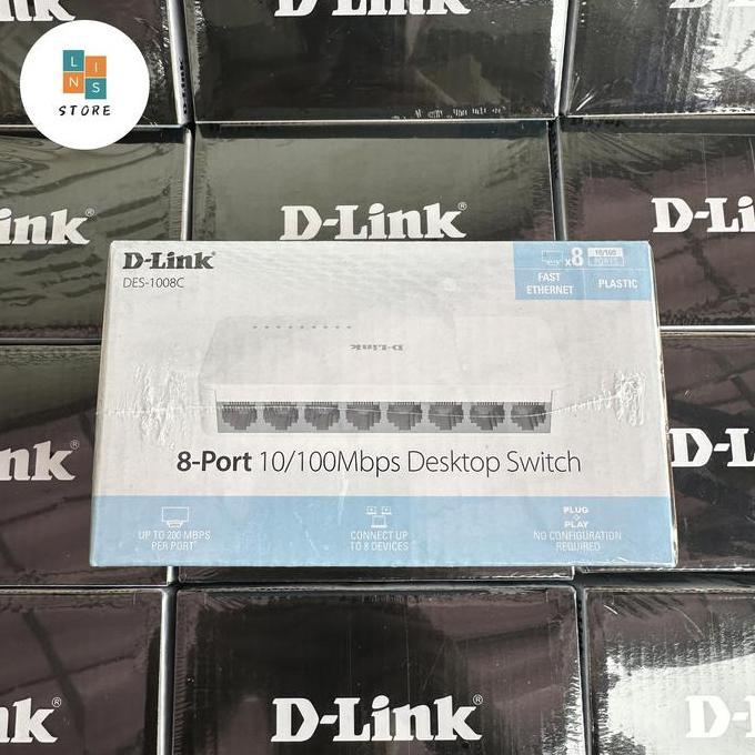 [ COD ] D-LINK DES 1008 8 Port, D-Link 8 Port Switch DES-1008 DES-1008C