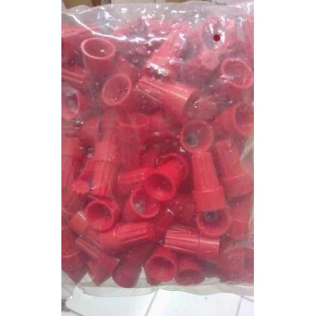 Lasdop 6mm MERAH / Lasdop Putar / Lasdop Listrik