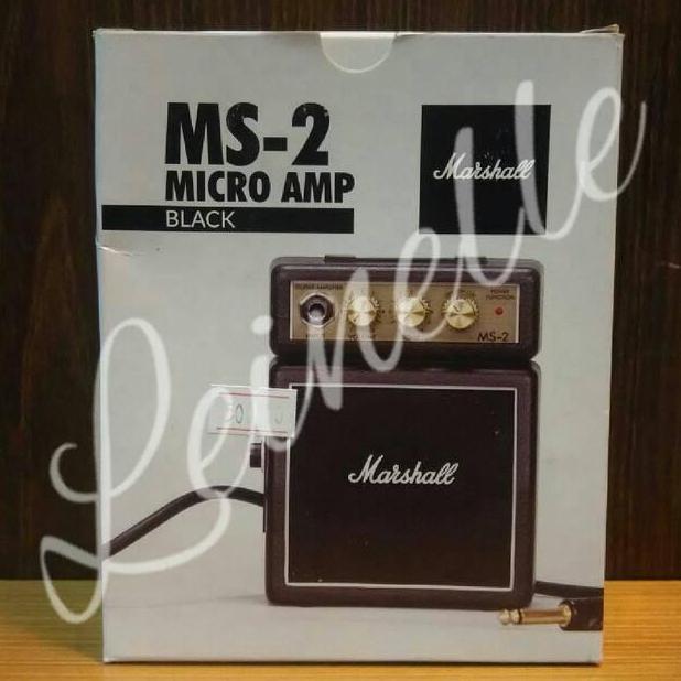 Marshall MS-2 Micro Guitar Amplifier Mini Amp Ampli Gitar Kecil
