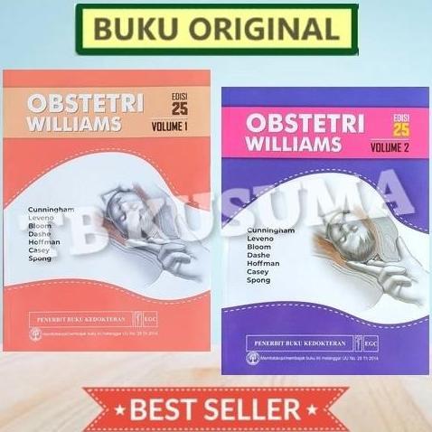 OBSTETRI WILLIAMS EDISI 25 VOLUME 1 + 2 (1 SET) ORIGINAL - CUNNINGHAM