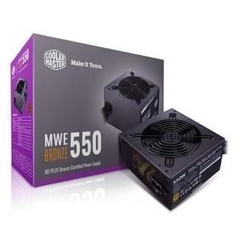 PSU / Power Supply Cooler Mas MWE 550 V2 Bronze - MWE 550W 80+ BRONZE
