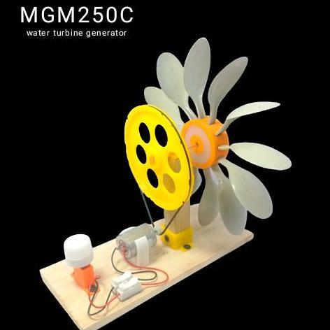 Kincir Mini Untuk Pembangkit Listrik Tenaga Air Sederhana Lampu Led Motor Toys