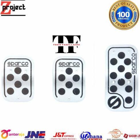 NEW SPARCO cover pedal mobil manual 3 pcs / cover pedal sparco 3 pcs