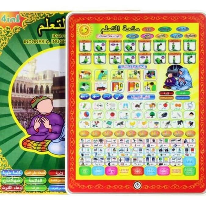Mainan Anak Ipad Muslim 4 Bahasa Playpad Mainan Edukasi