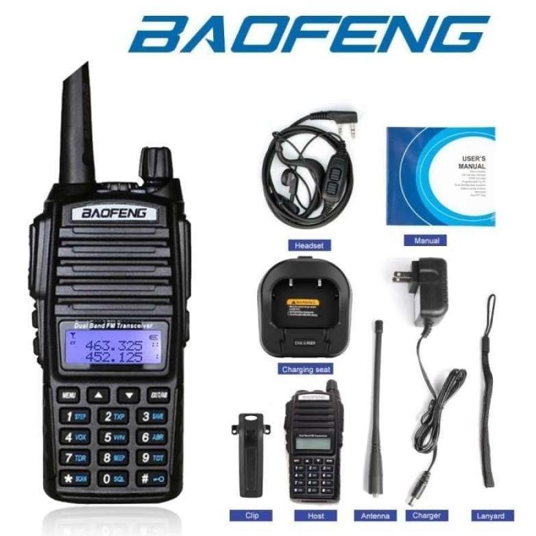 [PROMO] BF UV82 PRO Ht uv 82 uv-82 8 WATT 5000 MAH dualband VHF UHF fm