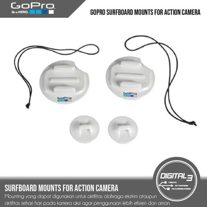 GoPro Surfboard Mounts / Go Pro Mount / Mounting Surf Original