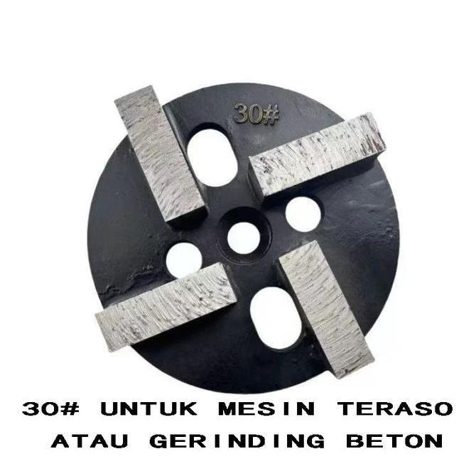 SHISHIO Mata Gerinda Poles Lantai Granit 30# / Mata Grinding Beton Grade 30# Lantai Segmen Mesin Gri