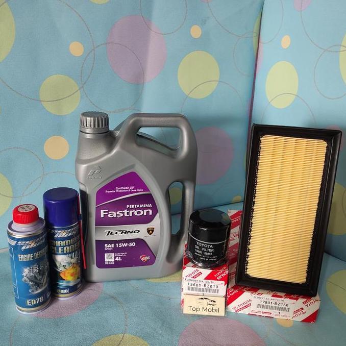 CHALK Paket service oli Fastron 15W-50 New Yaris Avanza Xenia dual vvti (5)