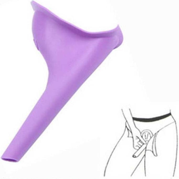 RURI ALAT UNTUK PIPIS WANITA - Urinator Silikon Portable Wanita - XBQ