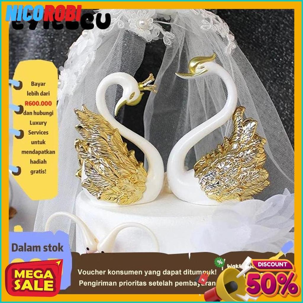 Diskon Kemerdekaan Eyre Jaminan Kualitas Hari Valentine Emas Dan Perak Mahkota Angsa Cinta Romantis 