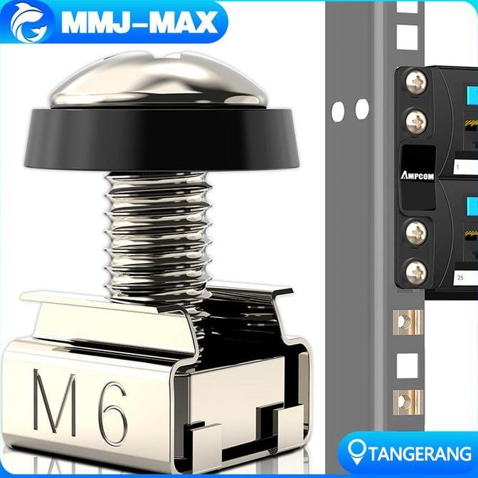 YOUEI Baut Dan Mur Hard Case/Mur Baut Hardcase/Mur Baut Lis Besi Lubang Rak