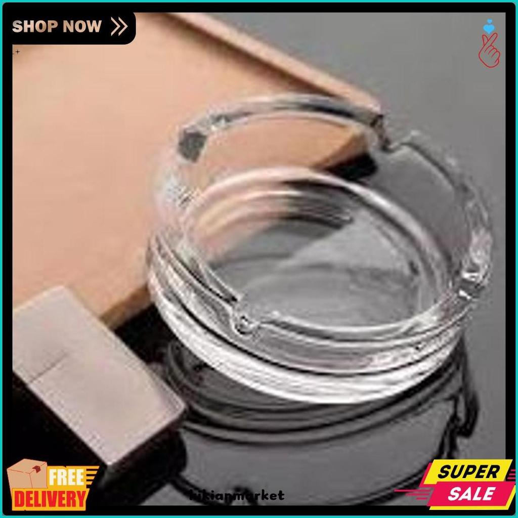 Diskon Kemerdekaan Glass Ashtray / Asbak Kaca /  Ashtray / Asbak Bulat / Asbak Stainless / Asbak Per