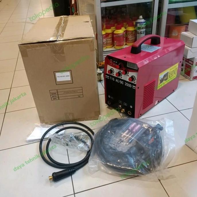 mesin las tig 250d acdc Rhino / mesin las alumunium dan staenless