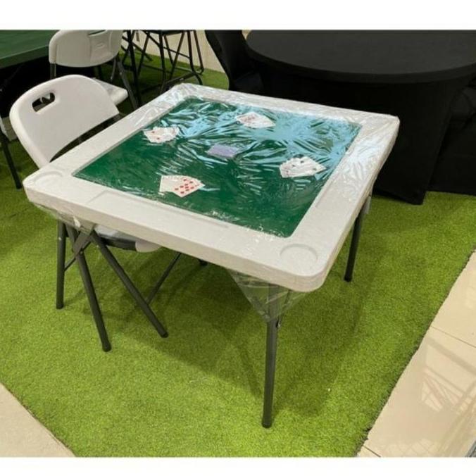 Krisbow Meja Mahjong Table Meja Poker Table Meja Teras Lipat Serbaguna