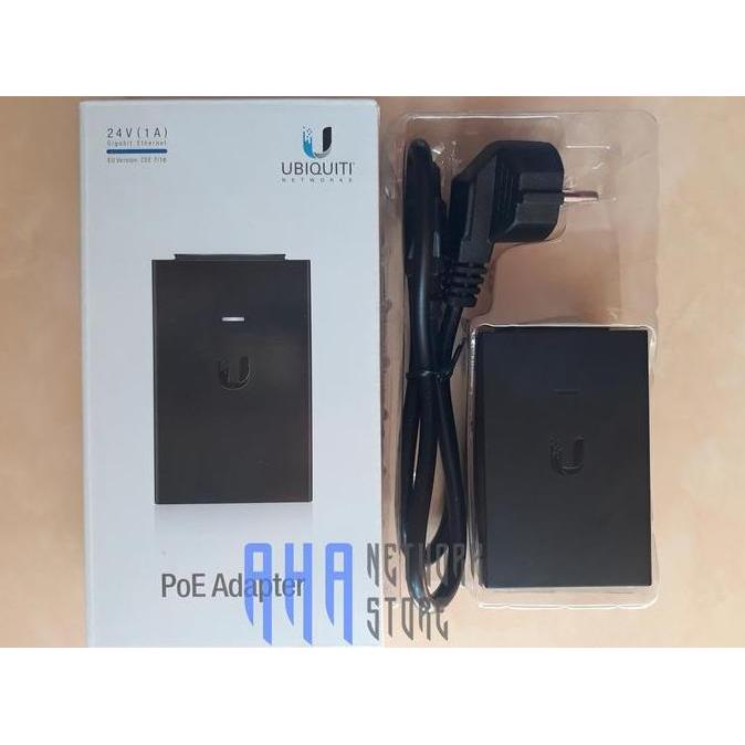 ADAPTOR POE 24V 1A GIGABIT UBNT ADAPTOR POE 24V 24W G POE-24-24W-G