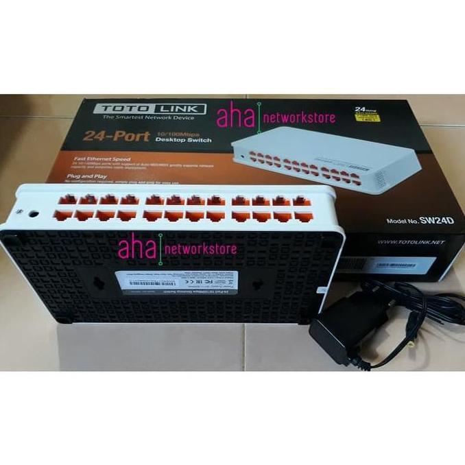 TOTOLINK SW24D SWITCH 24PORT 10/100 DESKTOP TOTO LINK SW24D