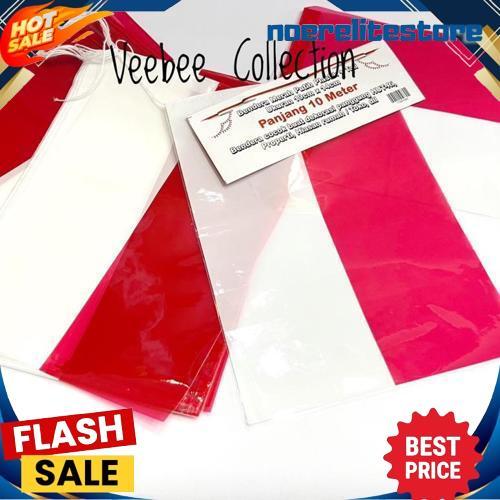Bigdeal Bunting Flag Bendera Plastik Tbl B. Dekorasi Agustusan. Hiasan Agustusan. Dekorasi Kantor. B