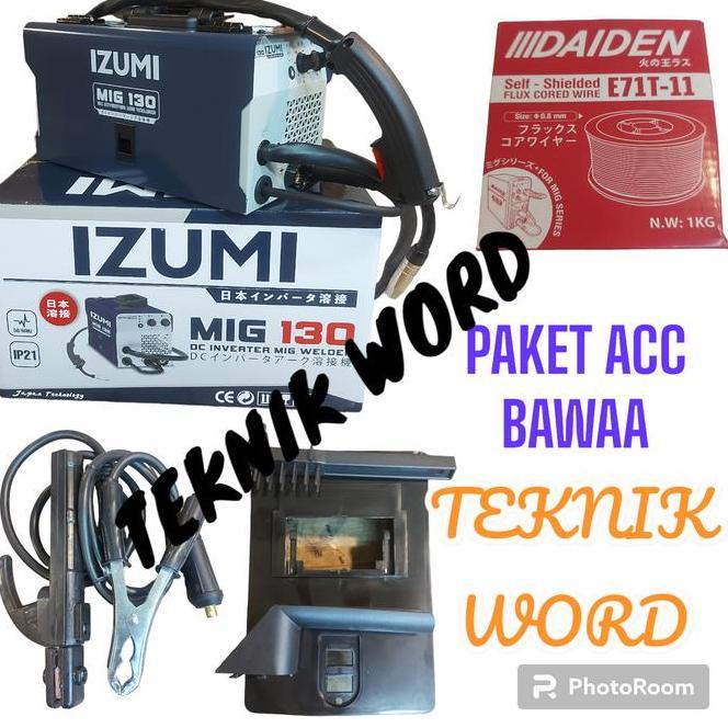 Mesin Las Izumi Mig 130 Mesin Las Co Gasless Izumi Mig 130