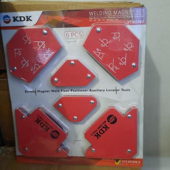 Siku Magnet Untuk Las Set 6Pcs // Siku Las Magnetic Welding Holder