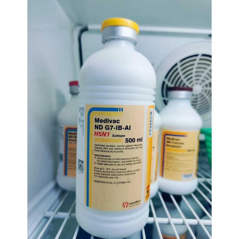 Medivac Nd G7-Ib-Ai H5N1 50/25/5 Ml Untuk Ayam Unggas