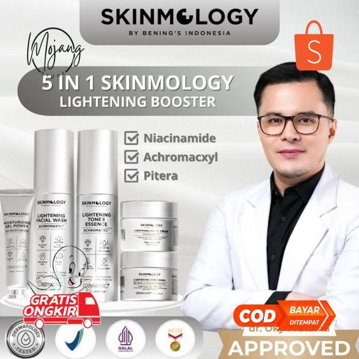 He13 Skinmology Benings Paket 5in1 Lightening Booster Series Mencerahkan | Skinmology Official | Ben