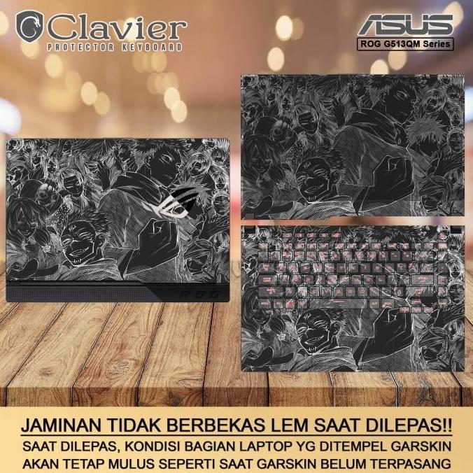 Cover Garskin Laptop Asus ROG G513 G513R G513RC G513RM G513RW Bening