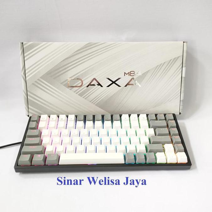 Rexus Daxa Gaming Keyboard M84 Pro Putih