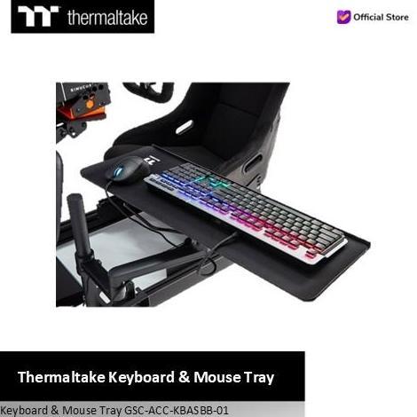 Thermaltake Keyboard & Mouse Tray steel+aluminium black