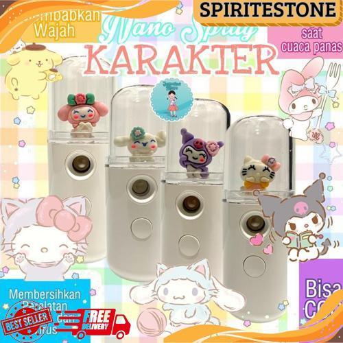 Cuci Gudang Nano Spray Sanrio/Nano Spray Karakter My Melody Cinnamon Roll Kuromi Pompom Purin/Mist S