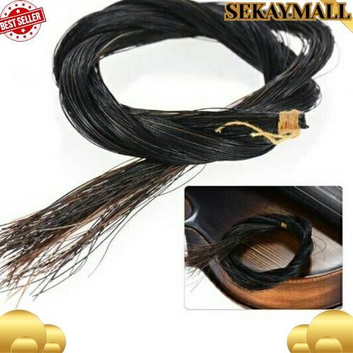 Baru Rambut Bow Biola Warna Hitam Atau Kuning Dari Kuda Mongolia / Bow Hair From Mongolian Horse Bla
