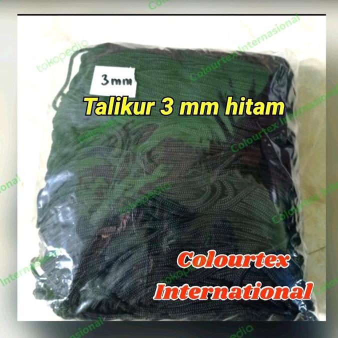 Tali KUR POY 3 mm hitam