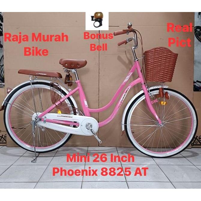 Sepeda Perempuan Mini Phoenix 8825 At 26 Inch Sepeda Mini 26 Inch Phoenix Sepeda Phoenix Keranjang