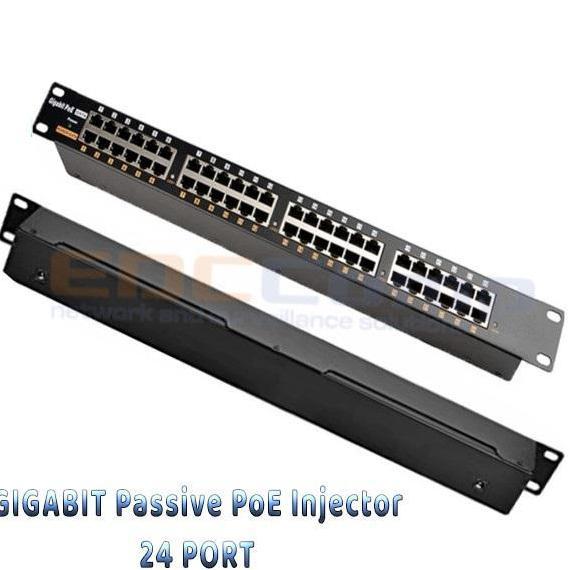 Passive POE Injector 24 Port Gigabit / GIGABIT POE 24 Port