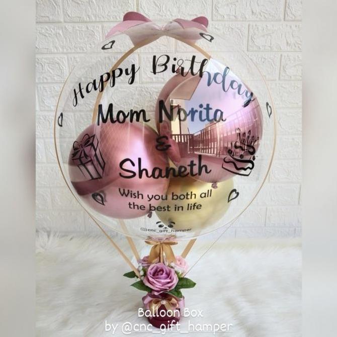 Terlaris Balon Box / Buket Balon / Balloon Bouquet / Kado Balon / Kado Wisuda
