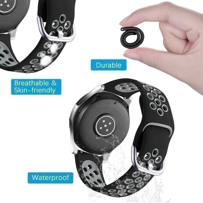 Finchy Strap For Realme Watch S Pro Two Tone Replacement Silicone Band Terbaru Best Quality 100% Ori