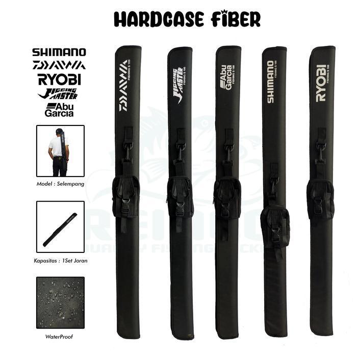 Tas Pancing Daiwa Hardcasefiber Selempang Ukuran 60Cm 80Cm 100Cm 120Cm New Best Quality 100% Origina