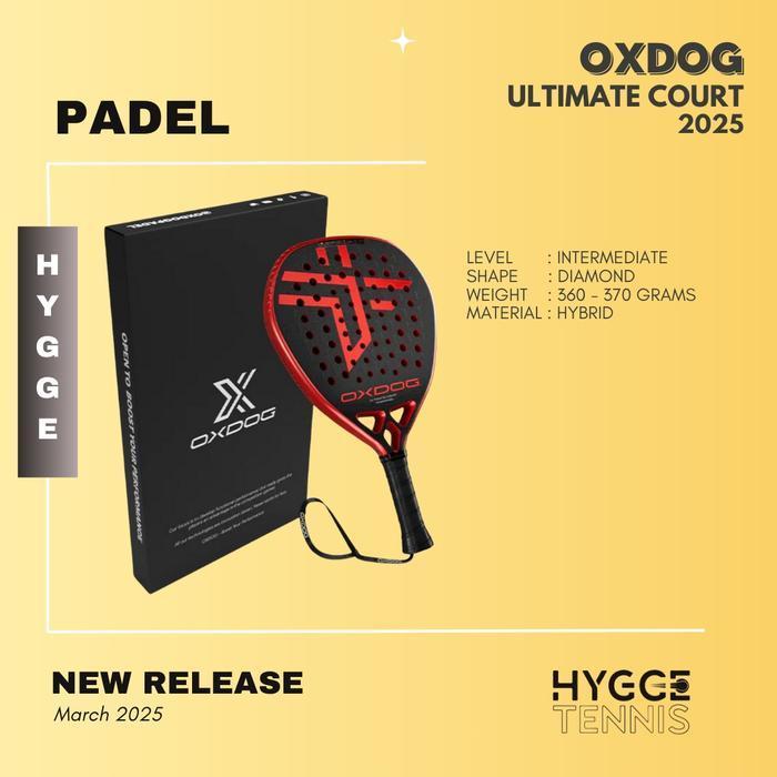 Oxdog Ultimate Court (2025) - Raket Padel New Best Quality 100% Original