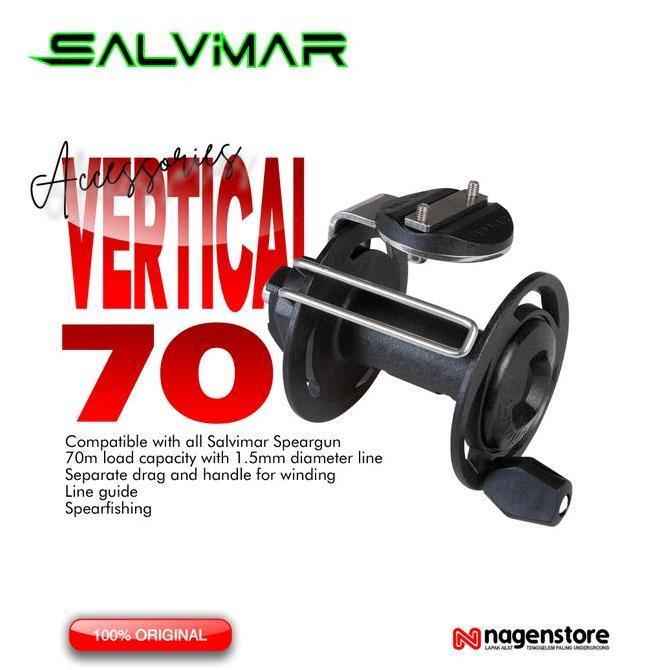 Diskon Salvimar Vertical 70 Reel Salvimar Reel Speargun Reel Spearfishing