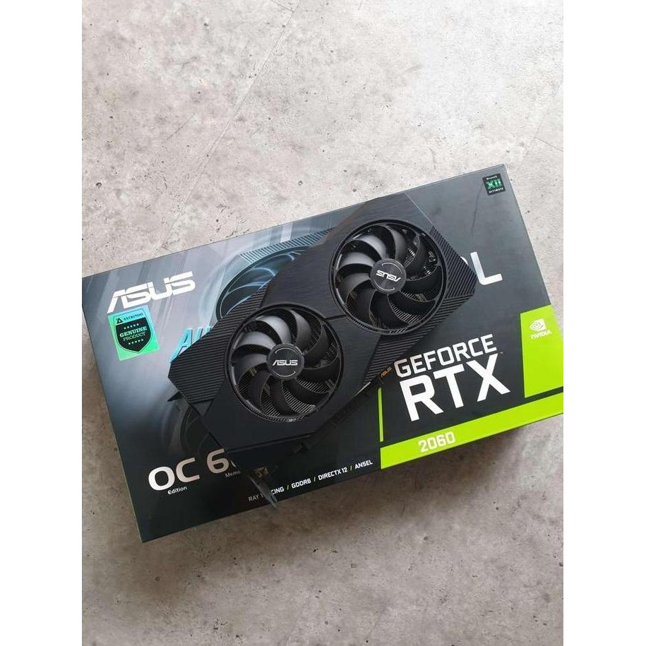 Asus Dual Geforce Rtx 2060 Oc 6Gb Gddr6 Nvidia Vga / 2060