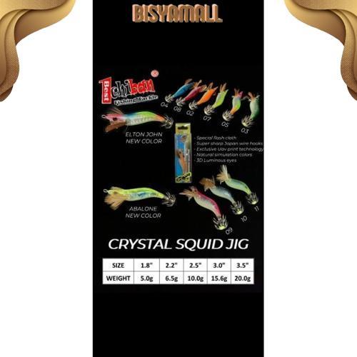 Grosir Squid Jig Ichiban Crystal