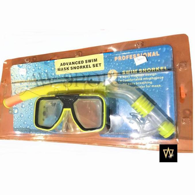 Diskon Masker + Snorkel Dunlop S6 / Set Masker Snorkel / Alat Snorkling